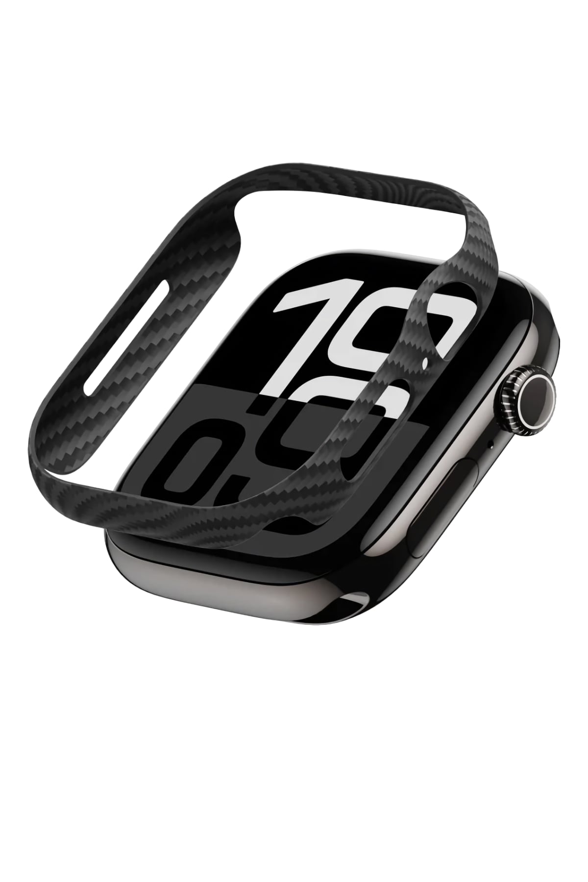 Aramid Fiber 600D Apple Watch Uyumlu Kasa Koruyucu Siyah