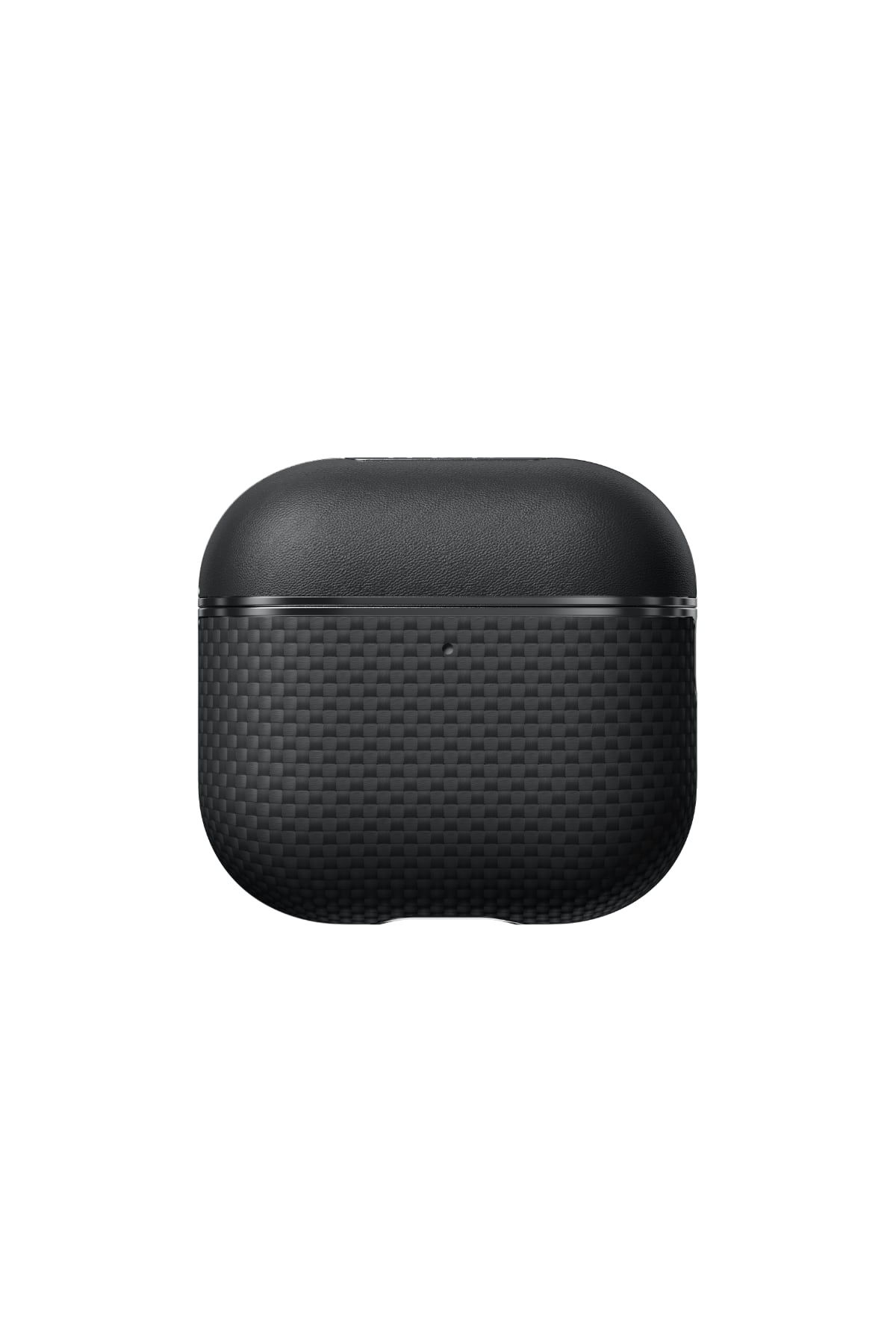 Aramid Fiber Airpods 4 Kılıf Black-Gray Twill