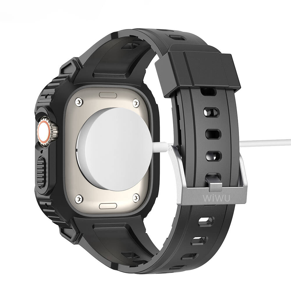 Armor Serisi 2‑In‑1 Apple Watch Ultra Koruyucu Silikon Kordon