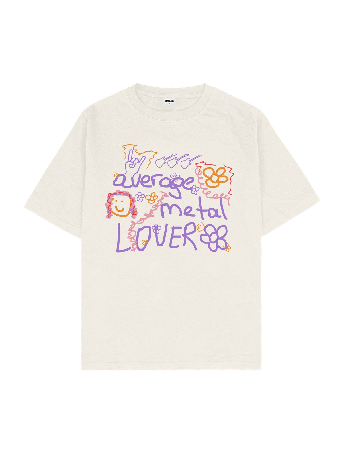 Average Metal Lover Oversize Tişört