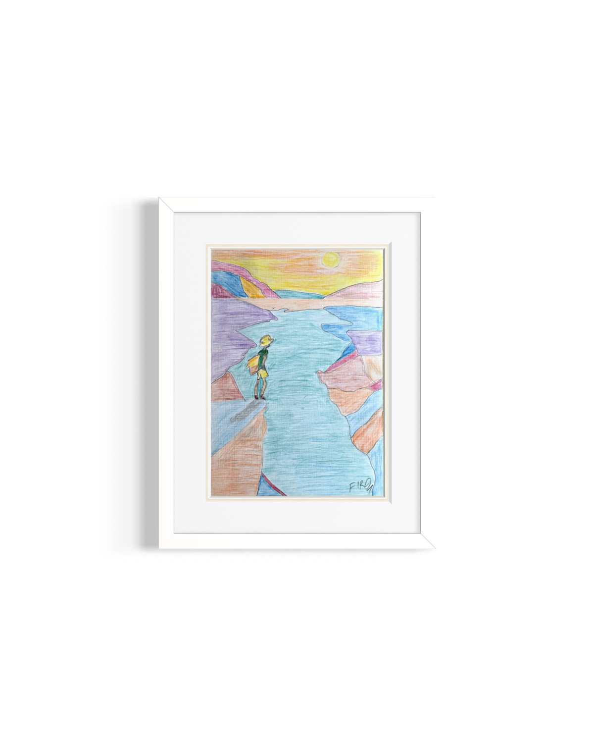 Before The Crossing Resim | 25X35 Cm