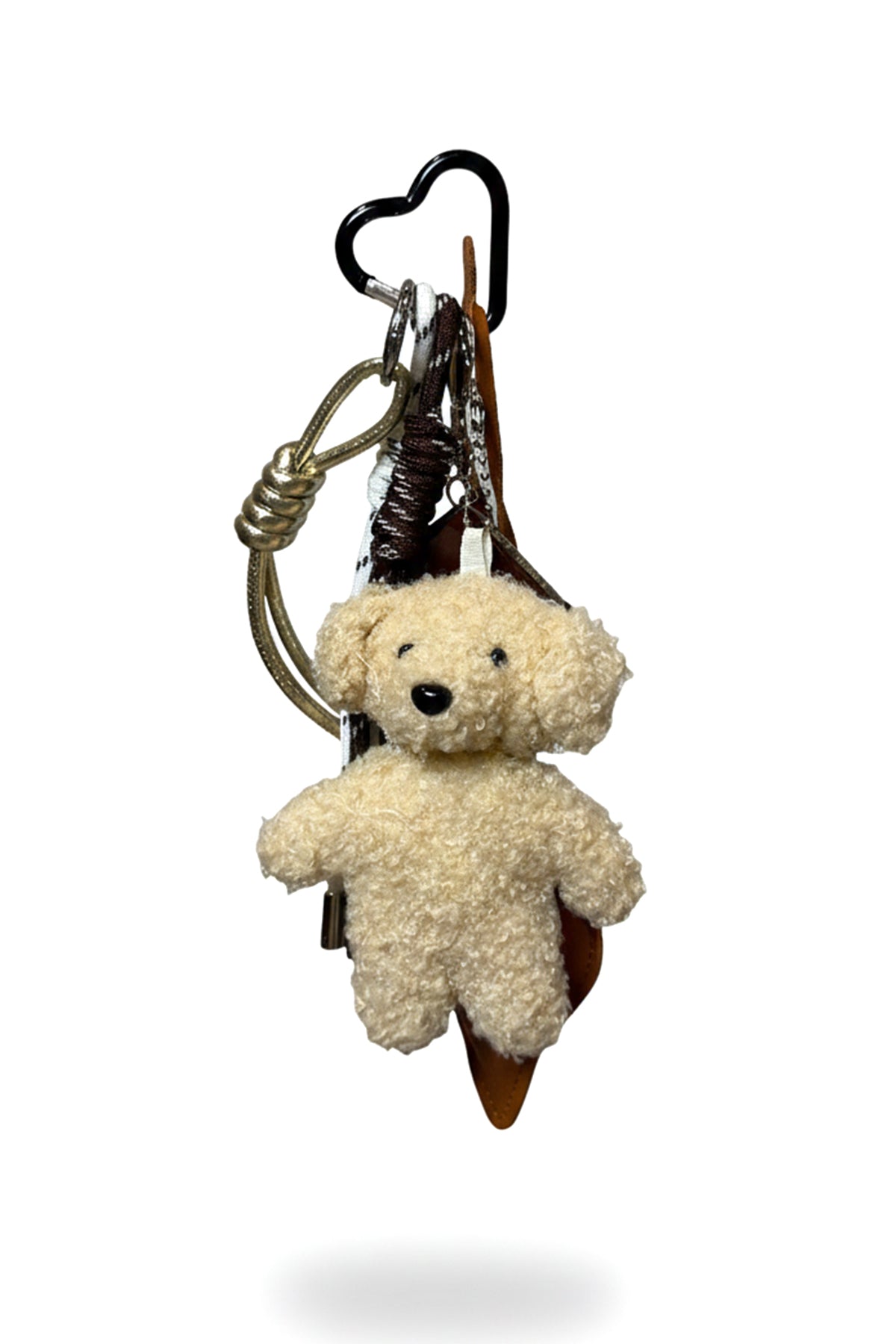 Beige Teddy Bear Çanta Charm