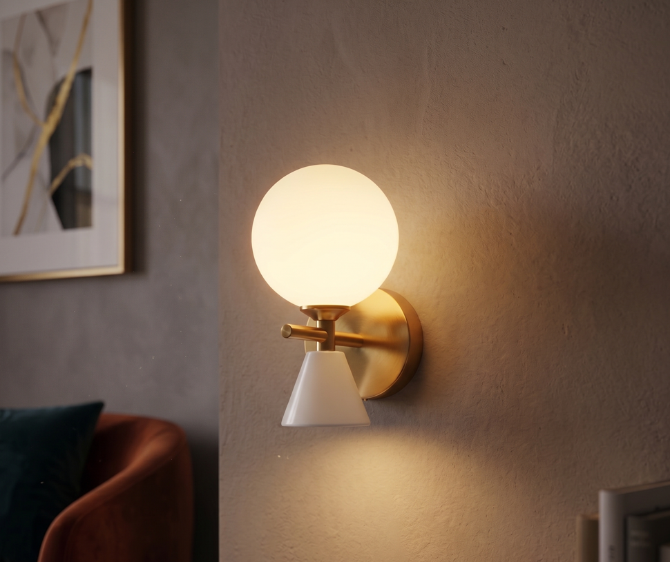 Lumiana-Caldera Opal Camlı Aplik-Aplik-8-Milagron.com