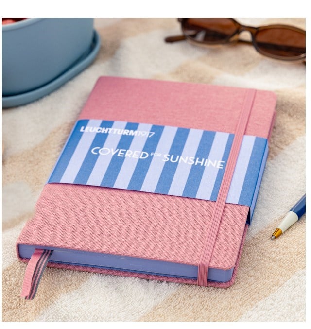Leuchtturm1917 Covered For Sunshine Edition Medium A5 Ciltli 251 Numaralandırılmış Sayfa Defter Beach Rose 400774