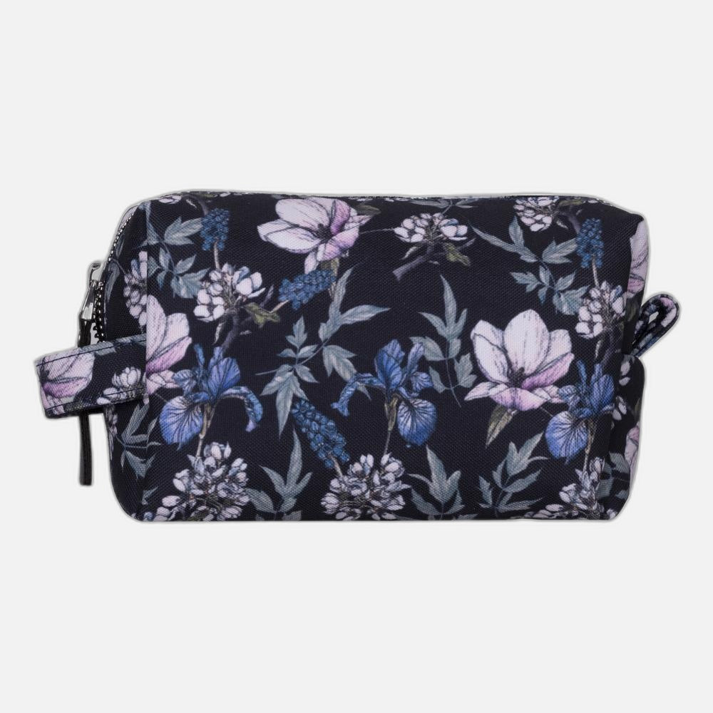 Bloominbag-Black Cherries Floral Makeup Bag-4-Milagron.com