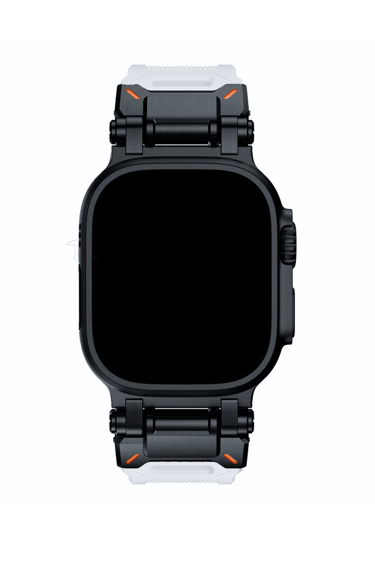 Apple Watch Uyumlu Defense Loop Silikon Kordon Black Clear