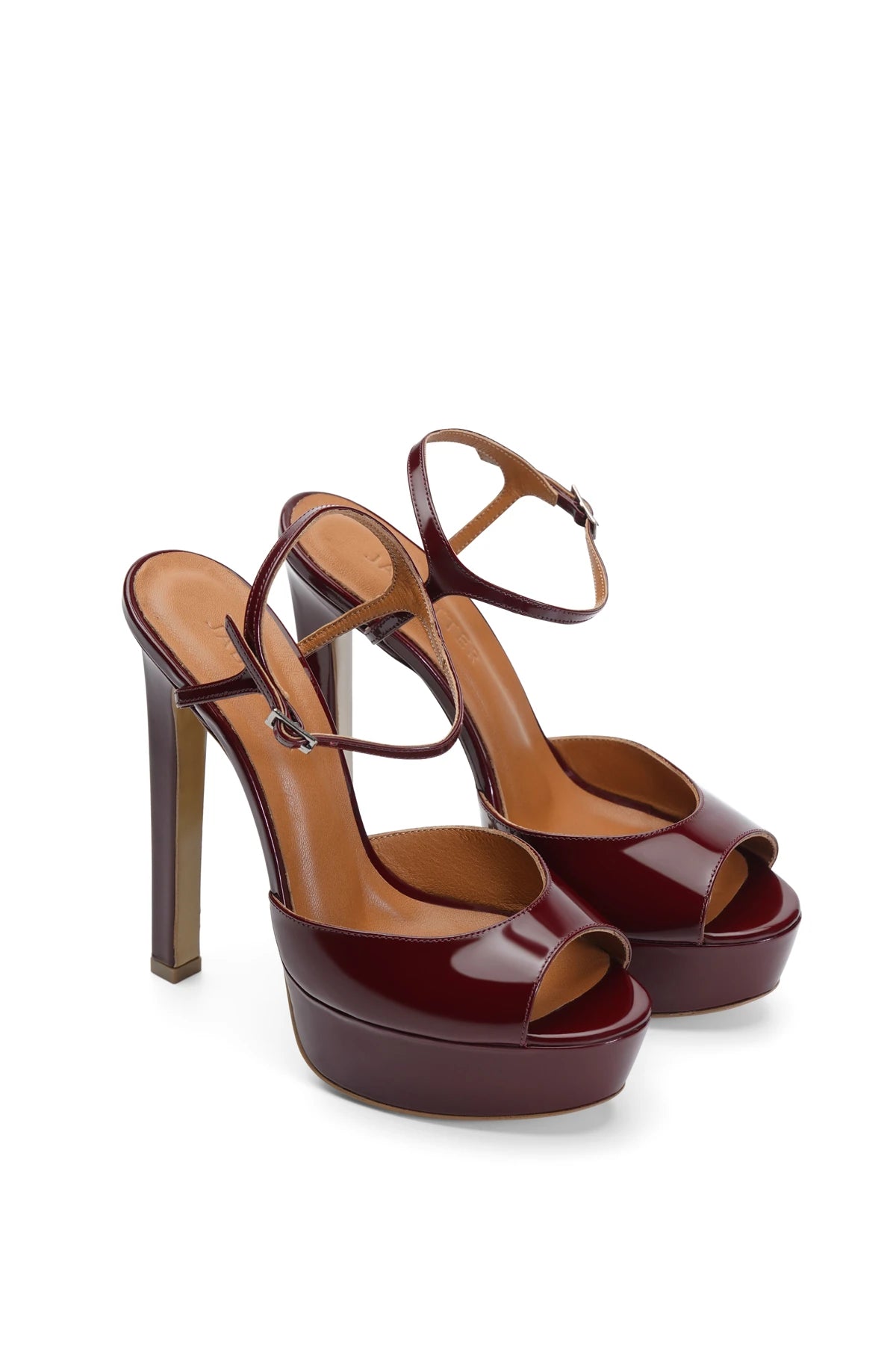 Brida Rugan 14 Cm Platform Topuklu Ayakkabı