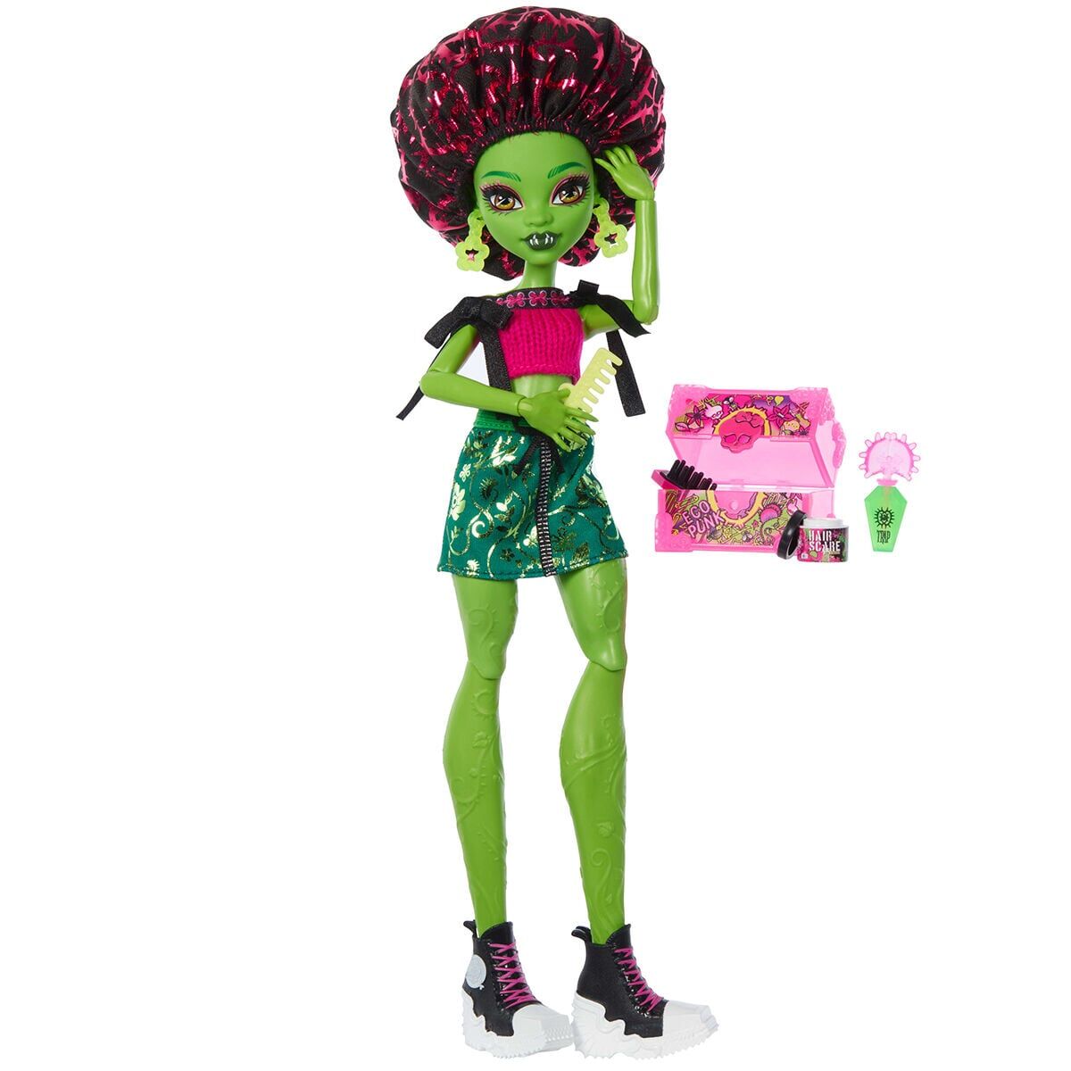 Jhk45 Monster High - Venus Mcflytrap Self-Scare Secrets Wave