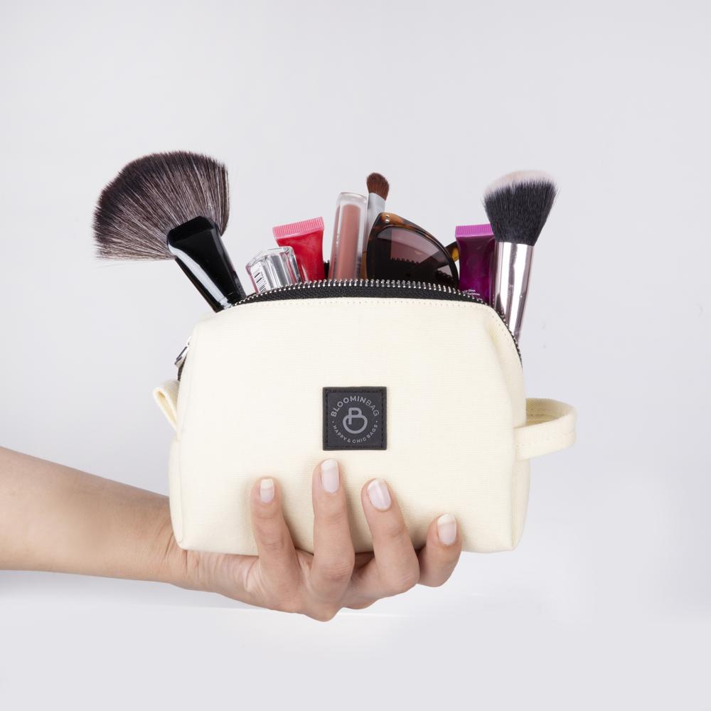 Bloominbag-Butter Yellow Makeup Bag-2-Milagron.com