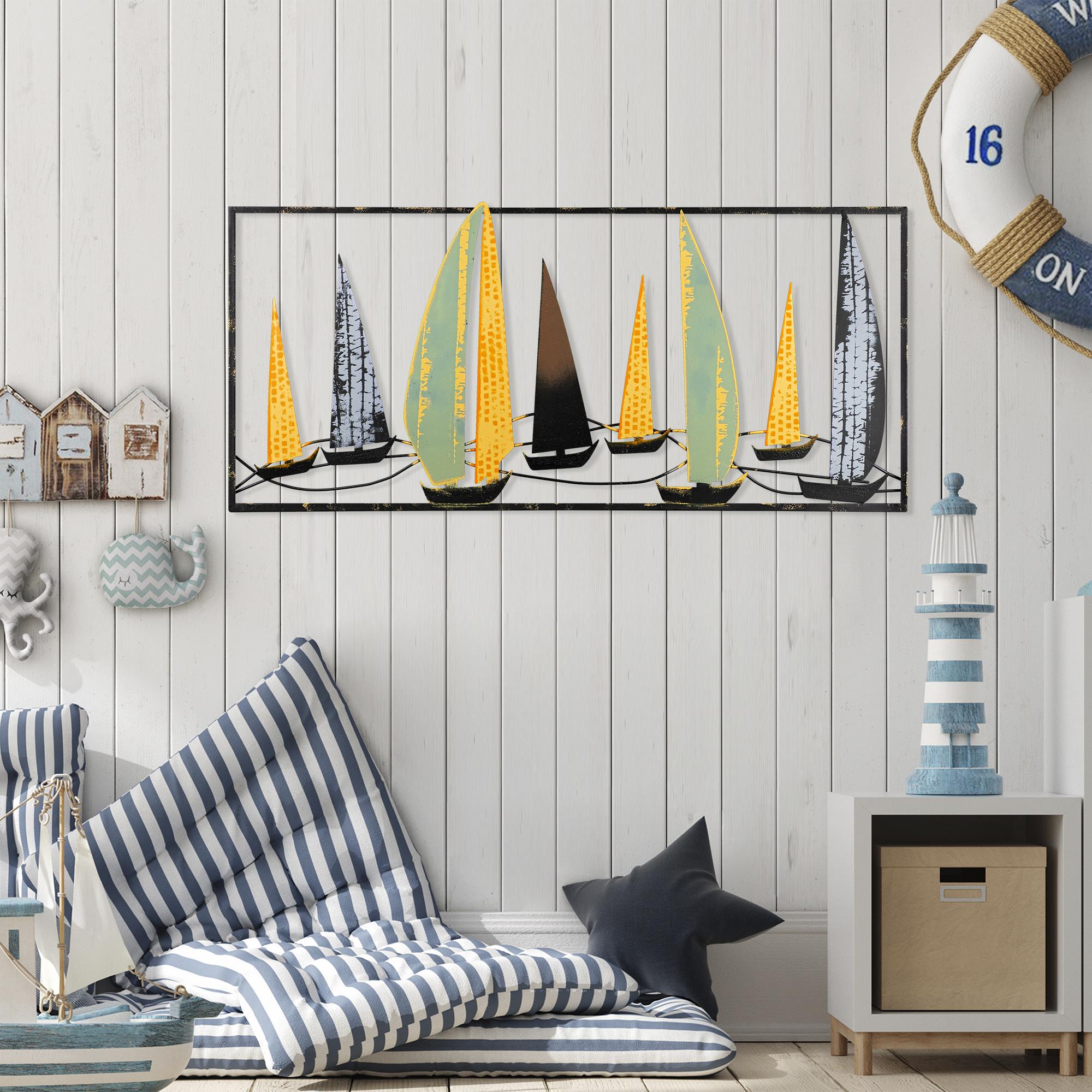 Bys-027-A Dekoratif Metal Duvar Tablosu