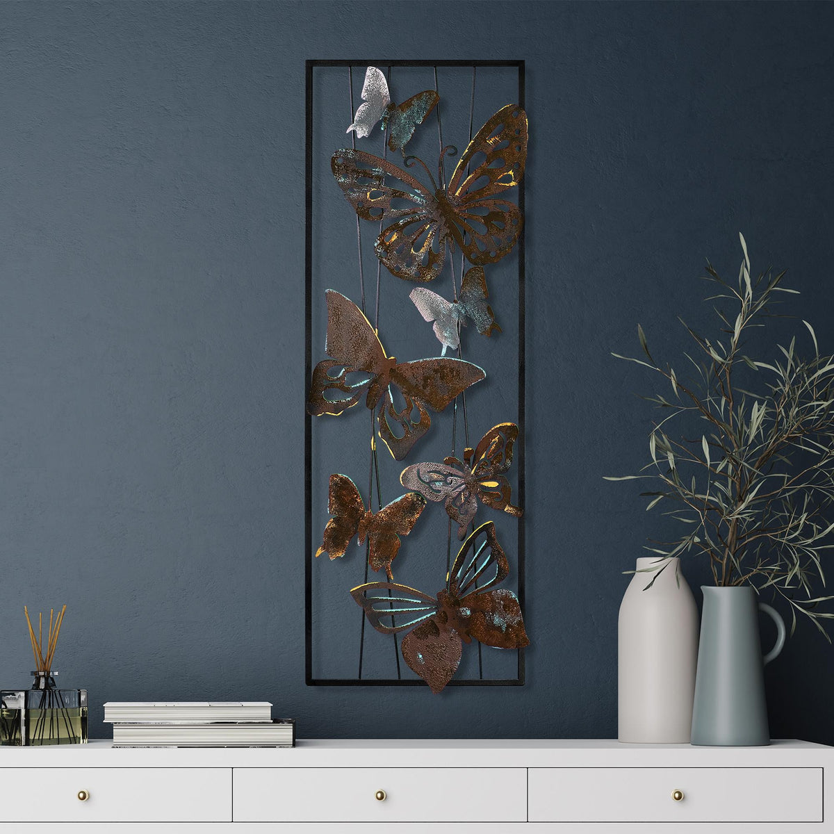Bys-028-B Dekoratif Metal Duvar Tablosu