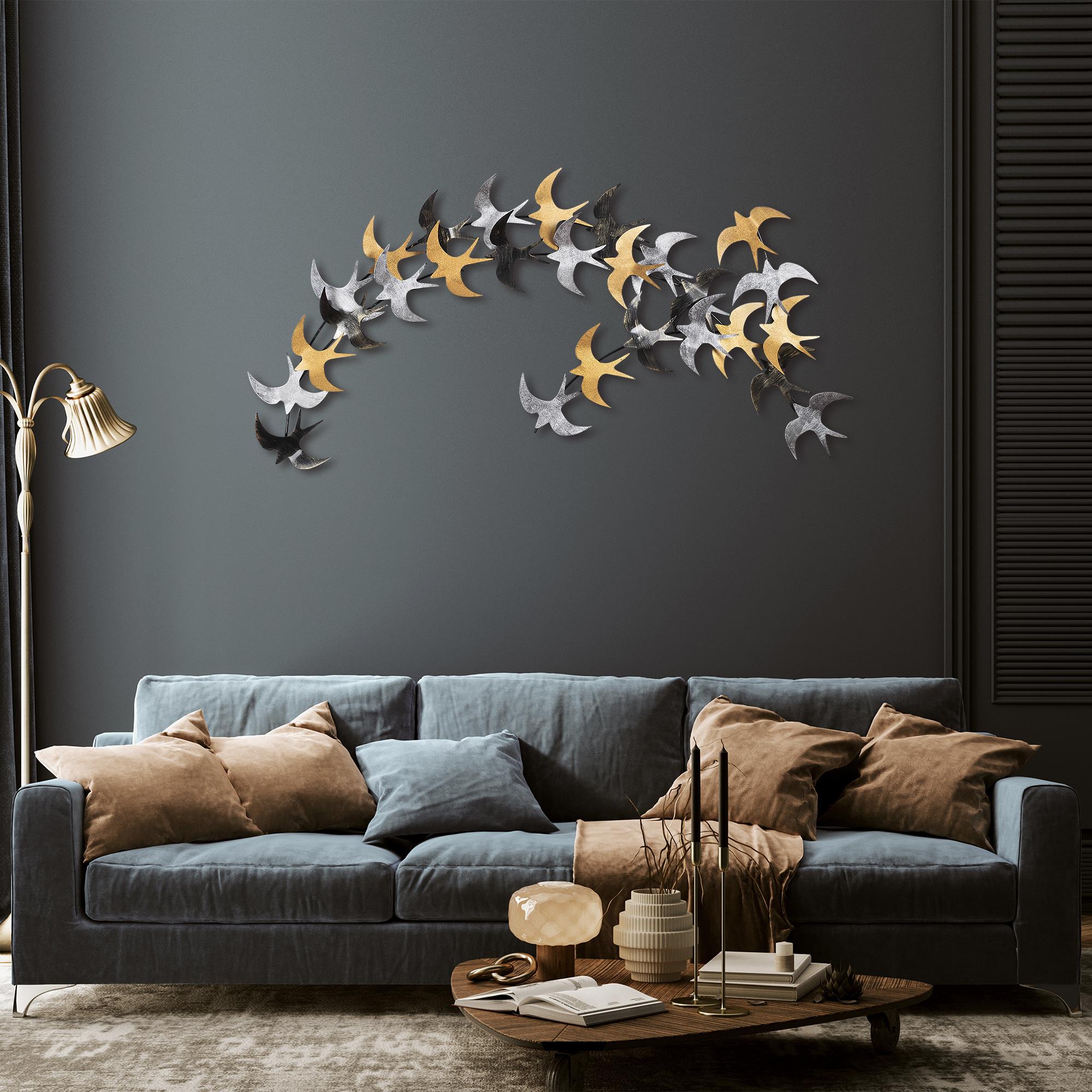 Bys-057 Dekoratif Metal Duvar Tablosu