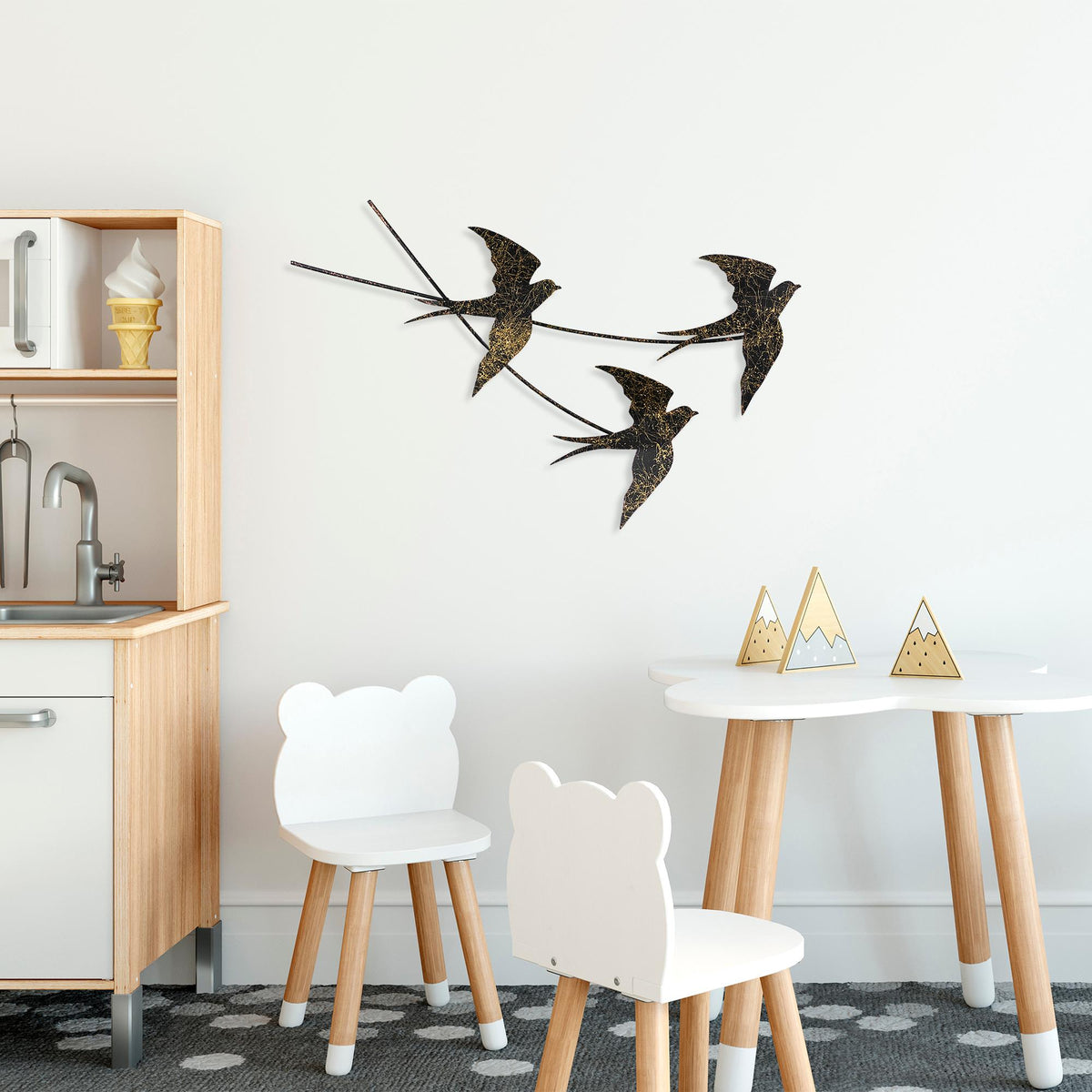Bys-102-A Dekoratif Metal Duvar Tablosu