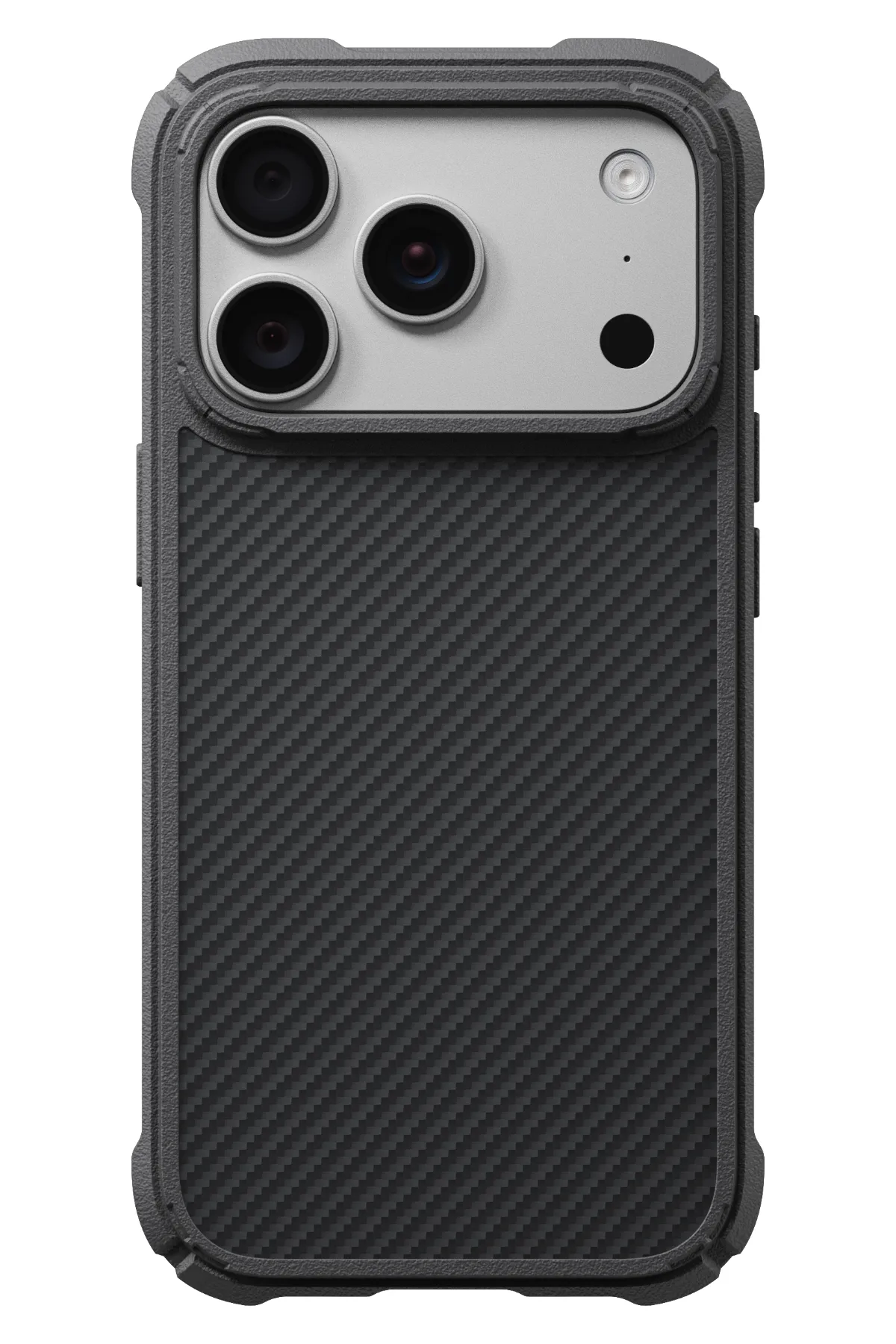 Cairn 600D Iphone 18 Pro Magsafe Uyumlu Kılıf Black Gray
