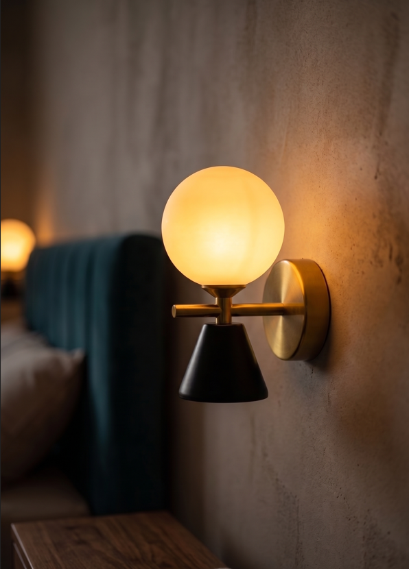 Lumiana-Caldera Opal Camlı Aplik-Aplik-5-Milagron.com