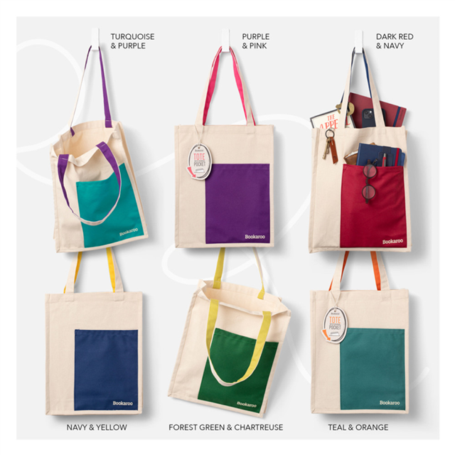If Bookaroo Tote Çanta Mor Pembe 38043