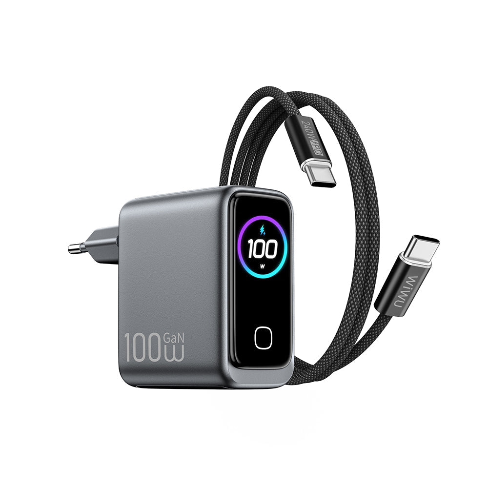 Chg300 Voyager 100W Gan Tft Ekranlı Pd Hızlı Şarj Başlığı