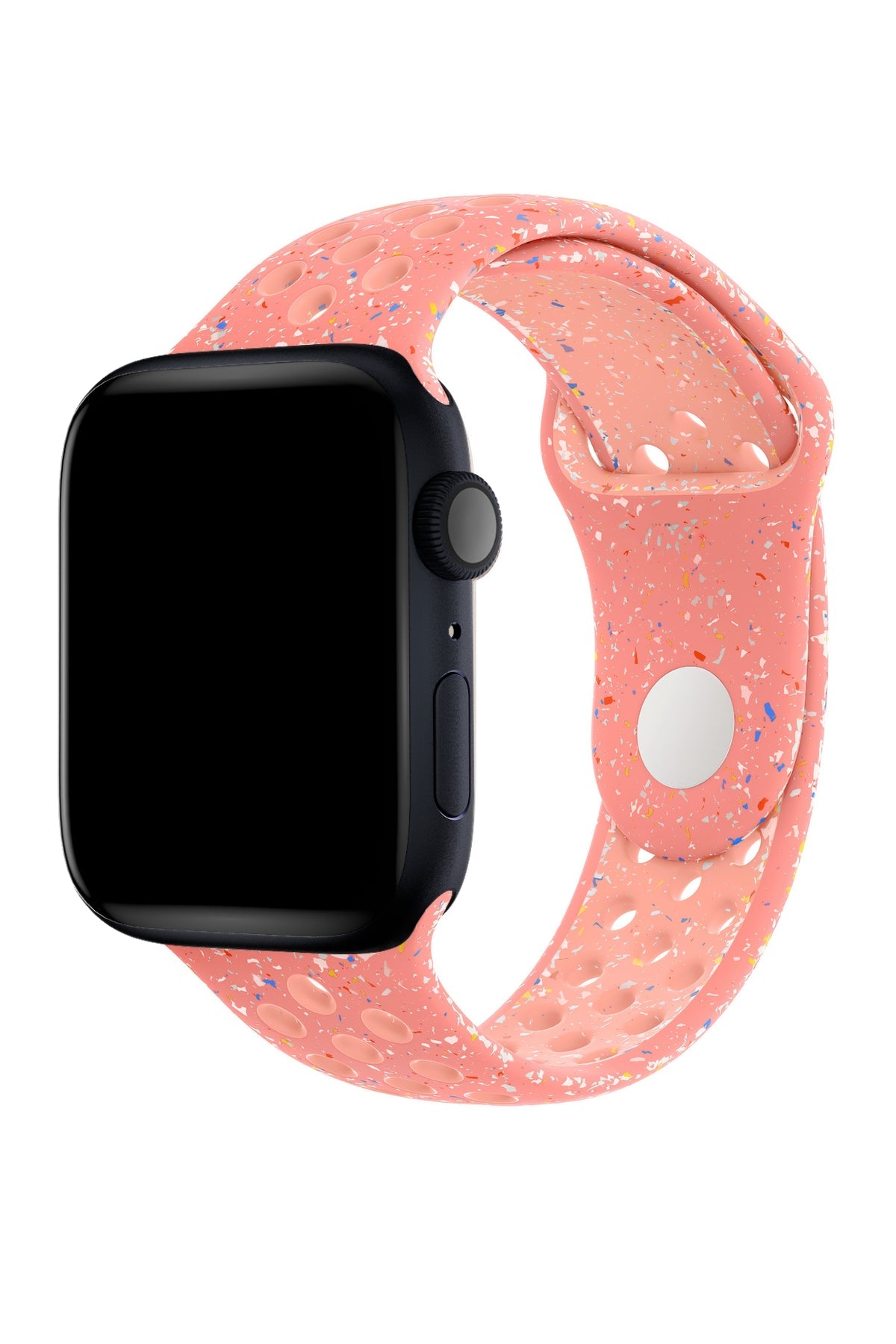 Apple Watch Uyumlu Silikon Delikli Spor Kordon Cinder