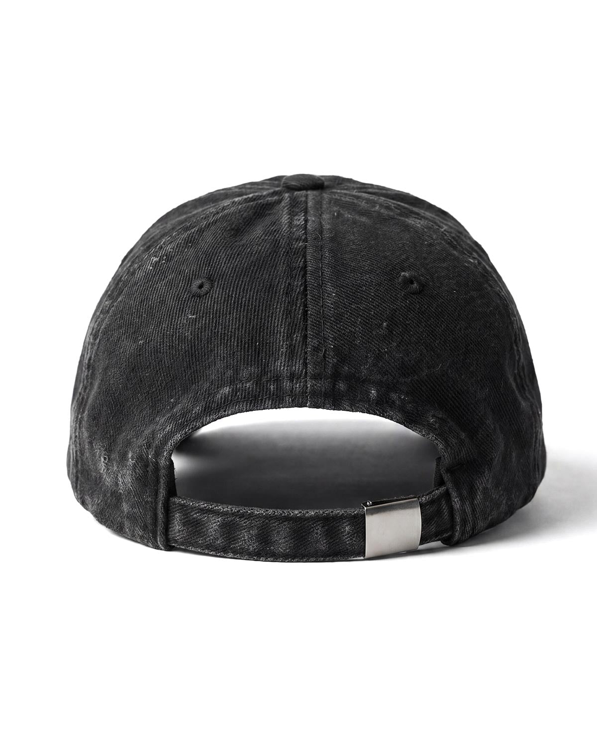 Unisex 3D Fm Icon Nakişli Yipratmali Denim Cap - SiYah