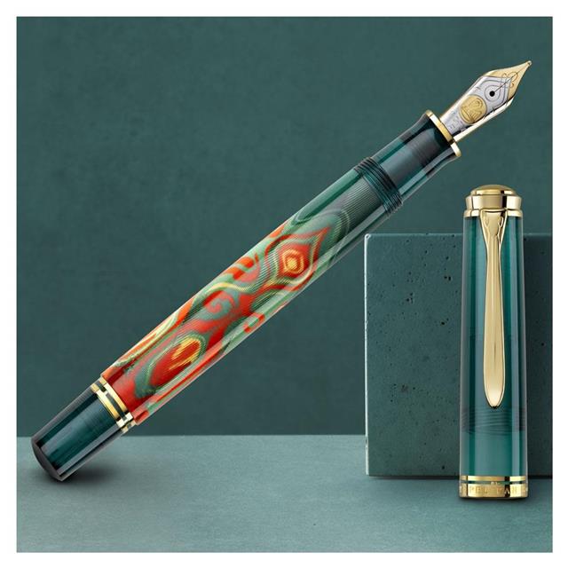 Pelikan Souverän M600 Art Collection Rudi Rother Dolma Kalem F Uç
