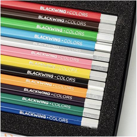 Palomino Blackwing Colors Renkli Ahşap Gövdeli 12'Li Kalem Seti