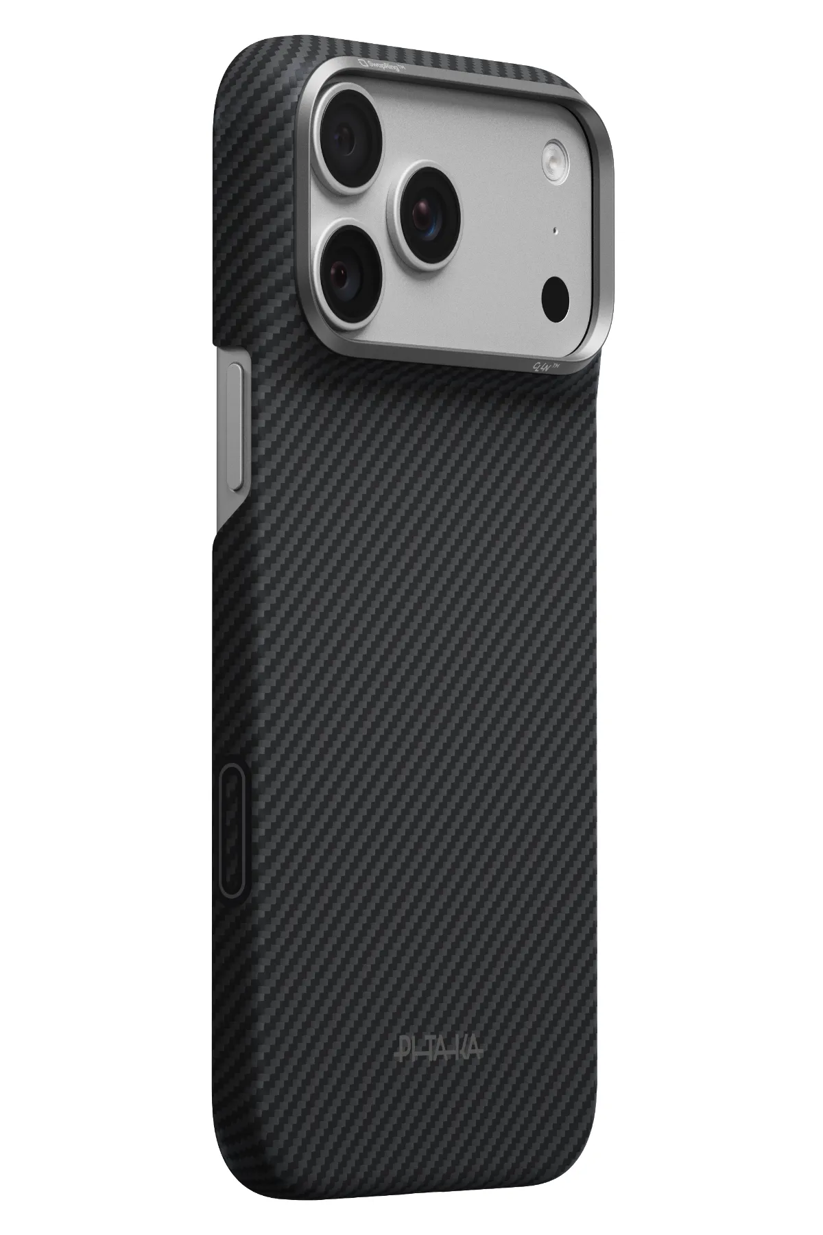 Edge 600D Iphone 18 Pro Magsafe Uyumlu Kılıf Black Gray