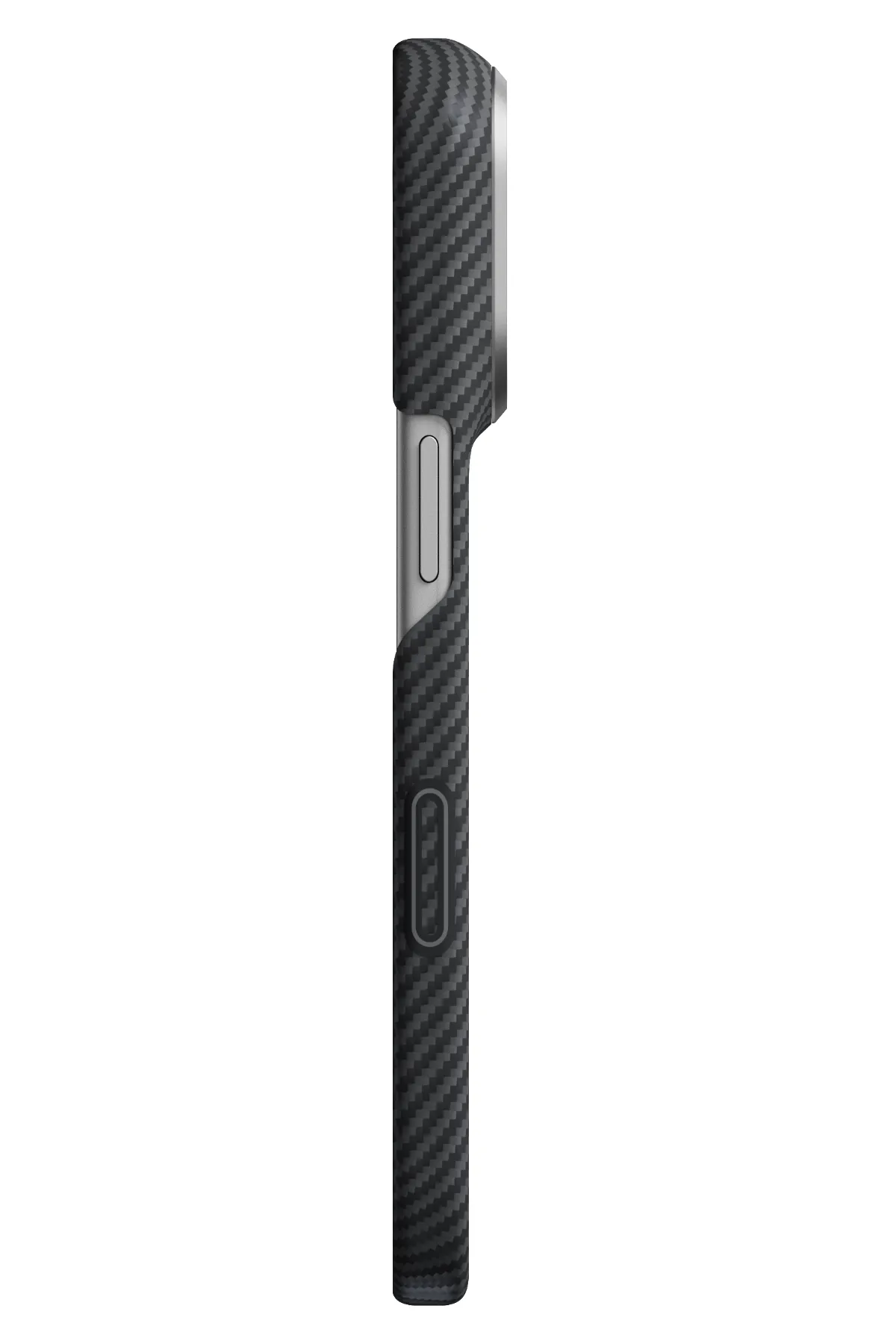 Edge 600D Iphone 18 Pro Max Magsafe Uyumlu Kılıf Black Gray