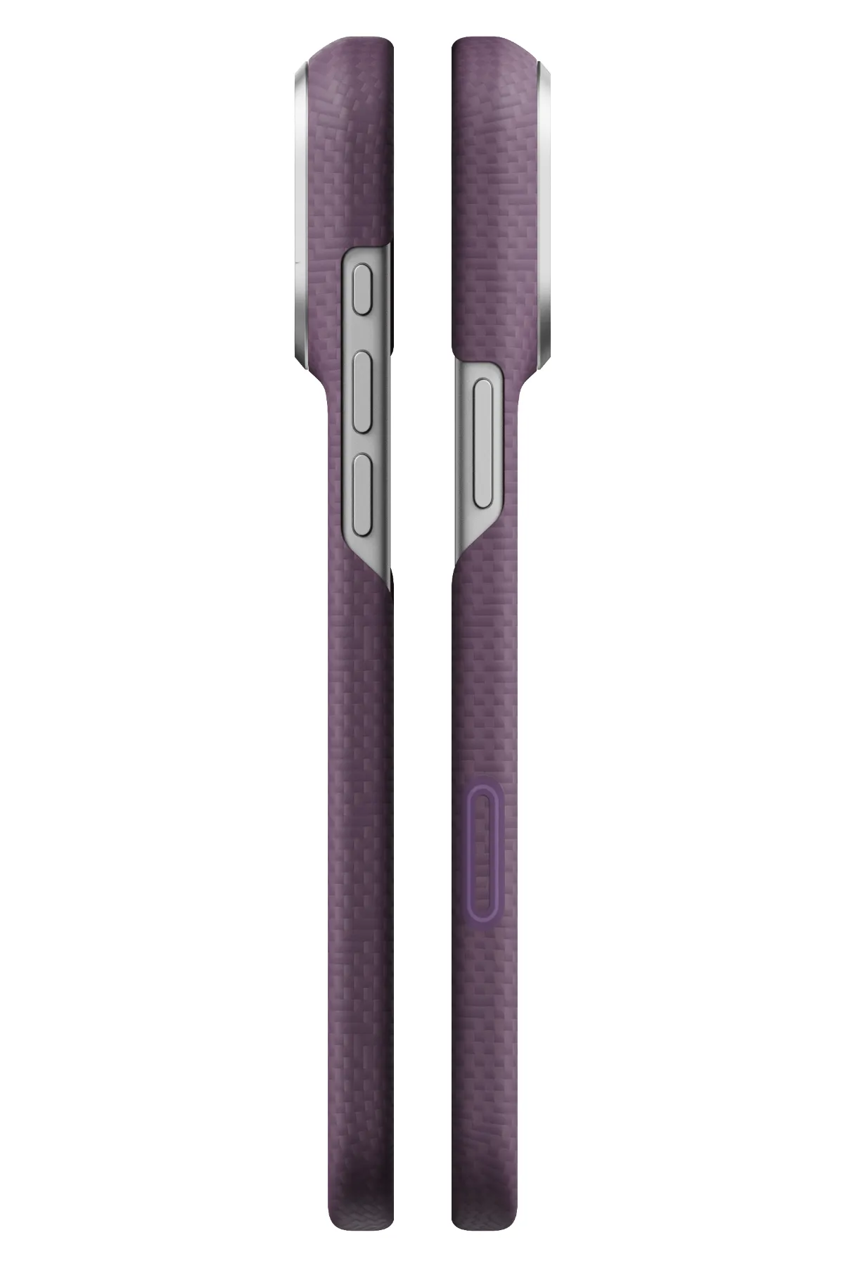 Edge Weaving Iphone 18 Pro Max Magsafe Uyumlu Kılıf Charoite Purple