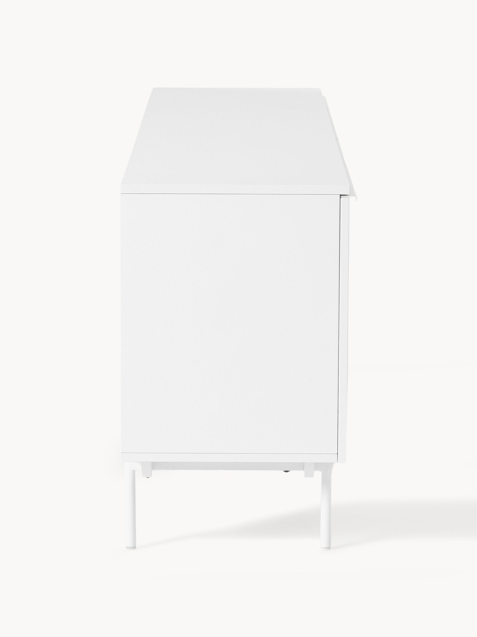 Elona 240 Cm Büyük Konsol Mat Beyaz Modern Tasarım