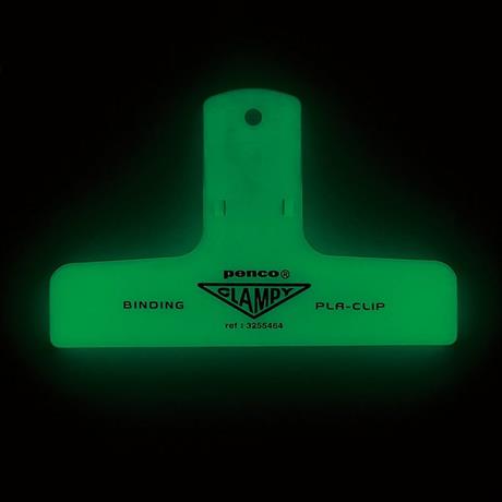 Penco Clampy Plastic Klips Glow In The Dark Karanlıkta Parlayan White
