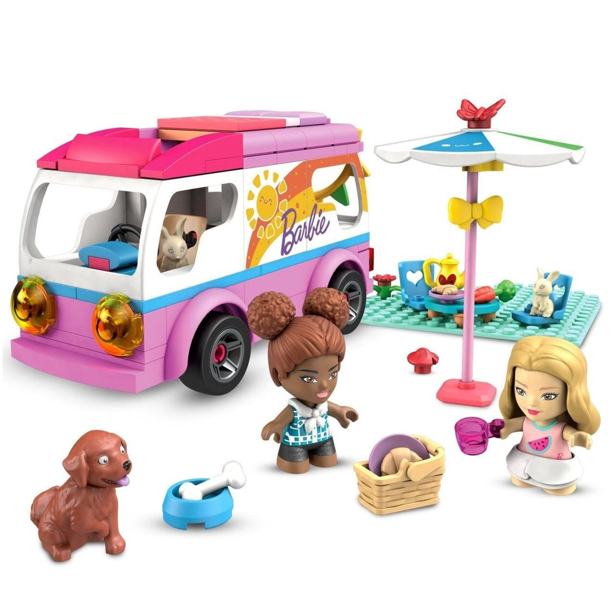 Gwr35 Mega™ Barbie®'Nin Mega Karavanı 123 Parça +5 Yaş
