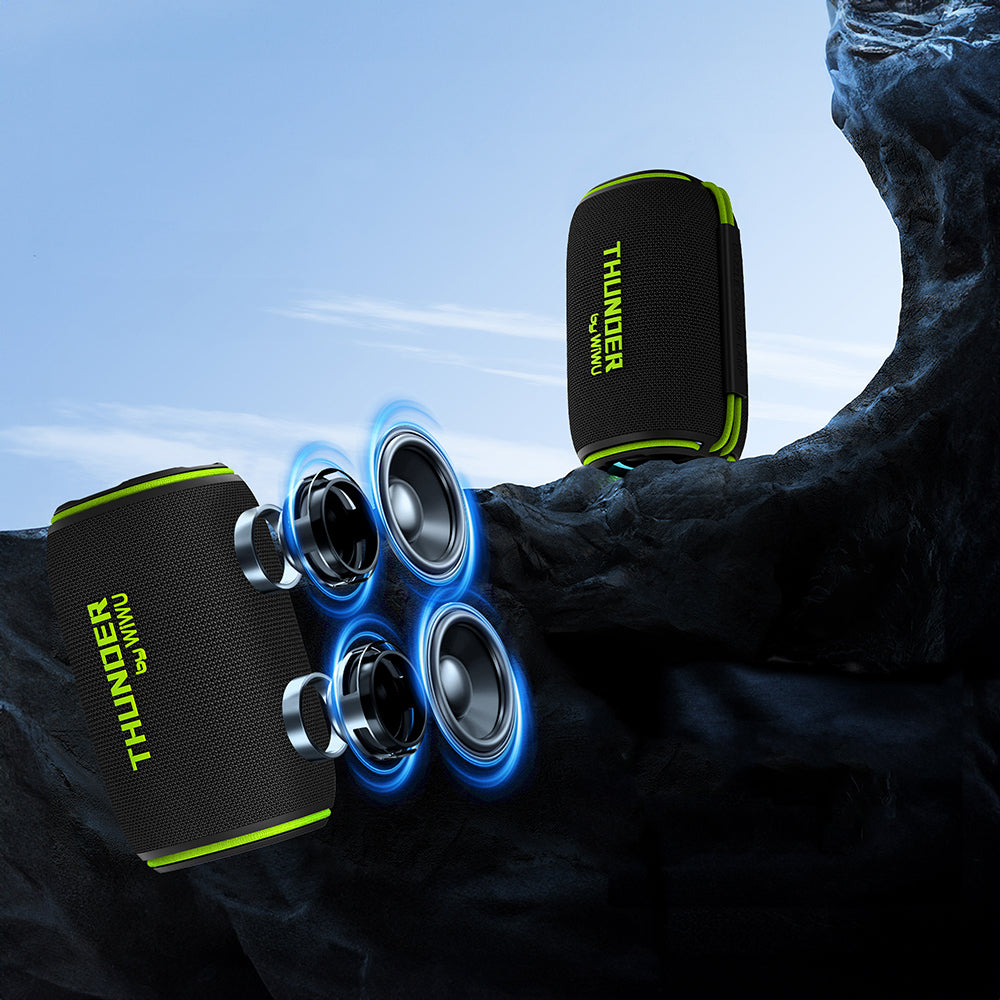 H5 Su Geçirmez Rgb Işıklı Tws Bluetooth 15W Hoparlör