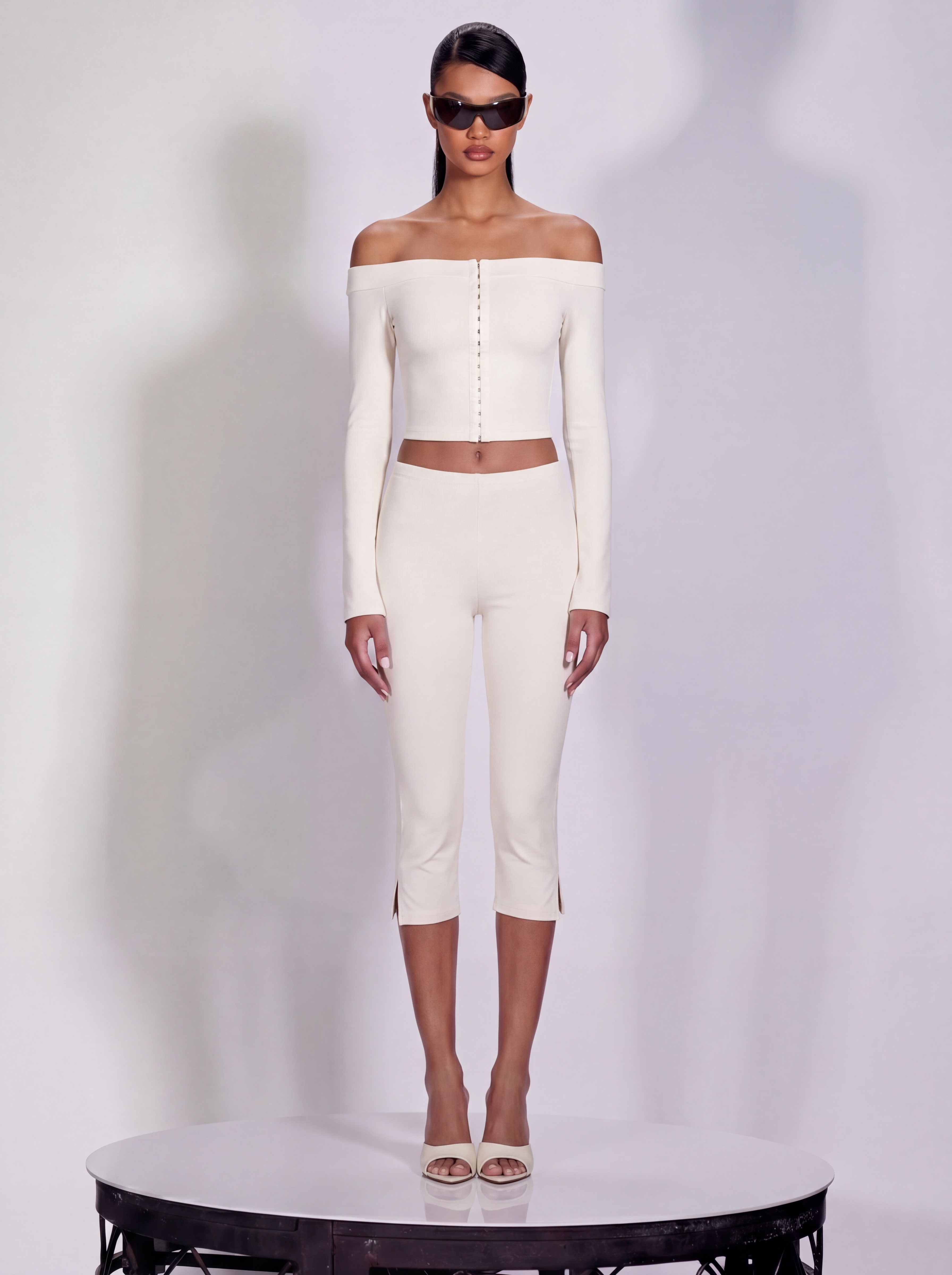 Hooked Up Top Off-White
