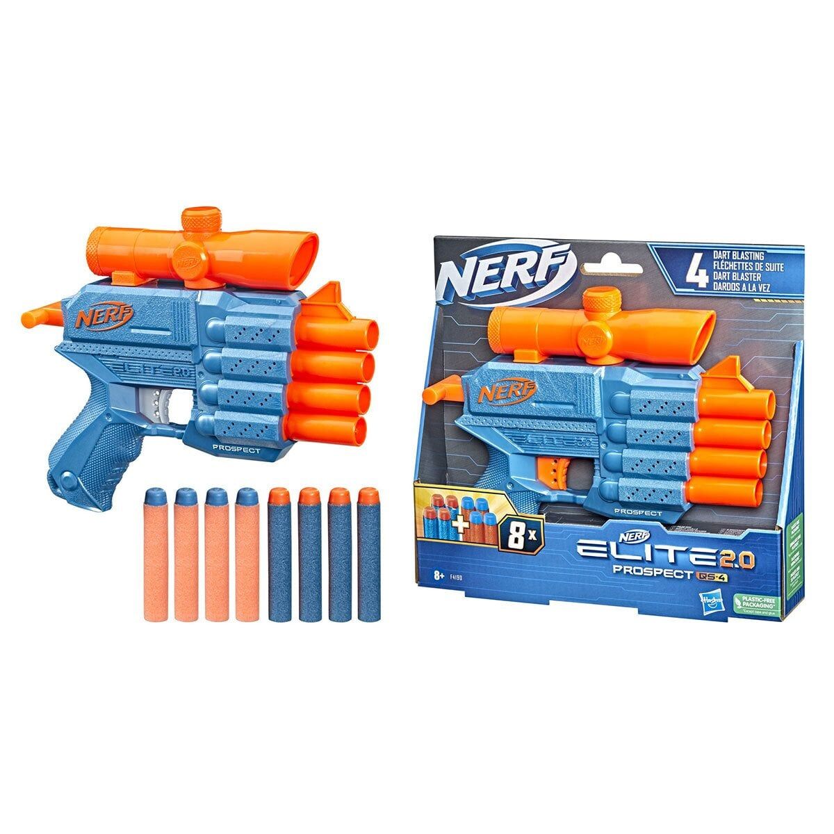 F4190 Nerf Elite 2.0 Prospect Qs-4 +8 Yaş