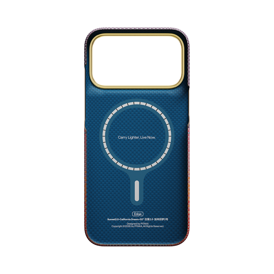 Iphone 18 Pro Karbon Kılıf Magsafe Uyumlu Aramid Fiber - Edge California Dream-02