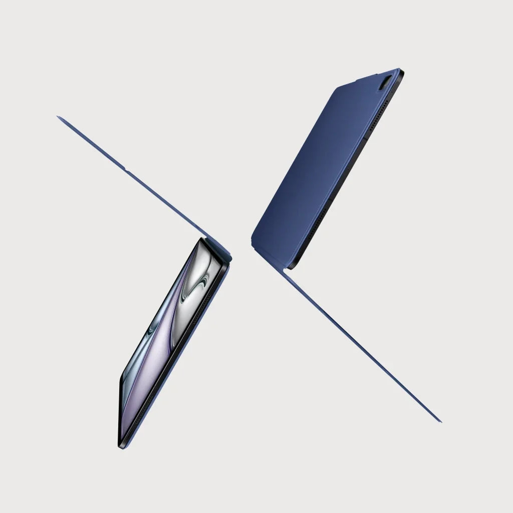Ipad Air 13 M4 / M3 / M2 Kılıf Folio 3 Gece Mavisi, Kalem Bölmeli Standlı