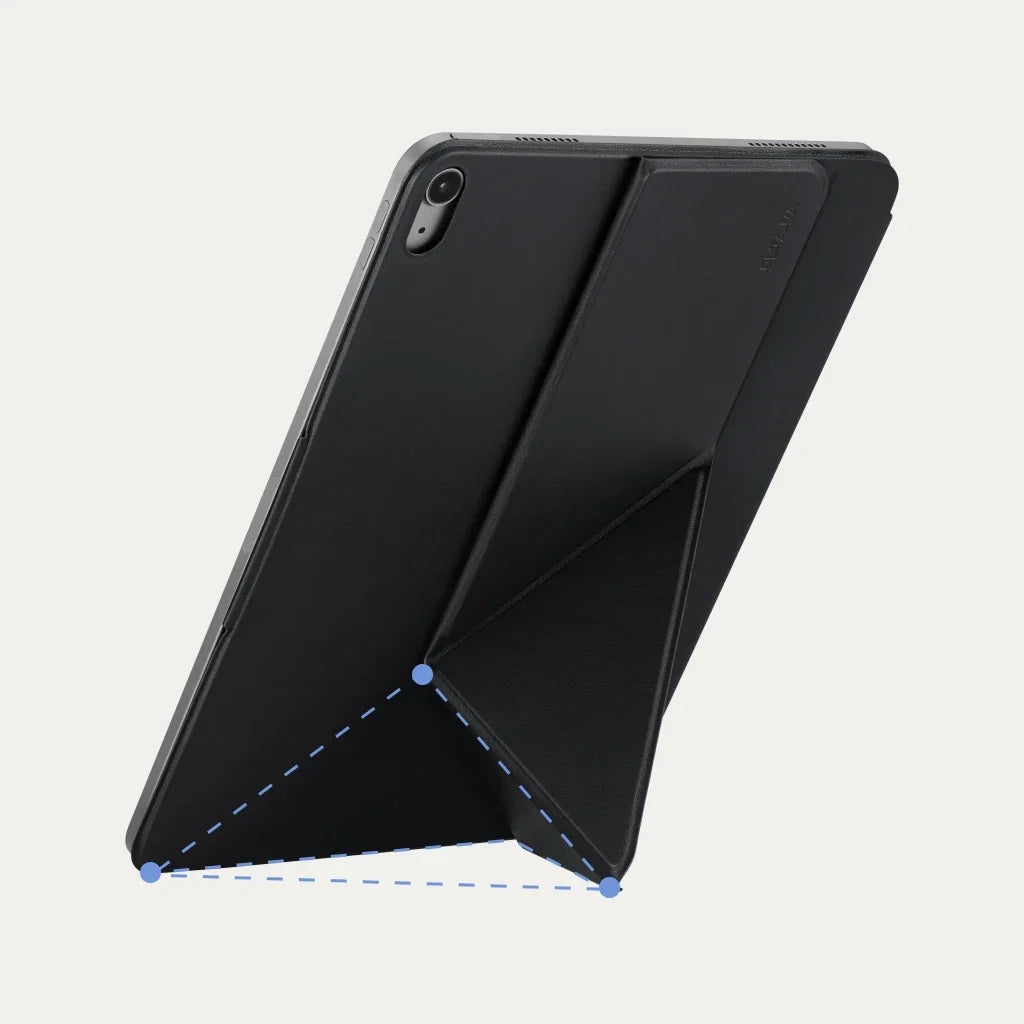 Ipad Air 11 M4 / M3 / M2 Kılıf Folio 3 Siyah, Kalem Bölmeli Standlı
