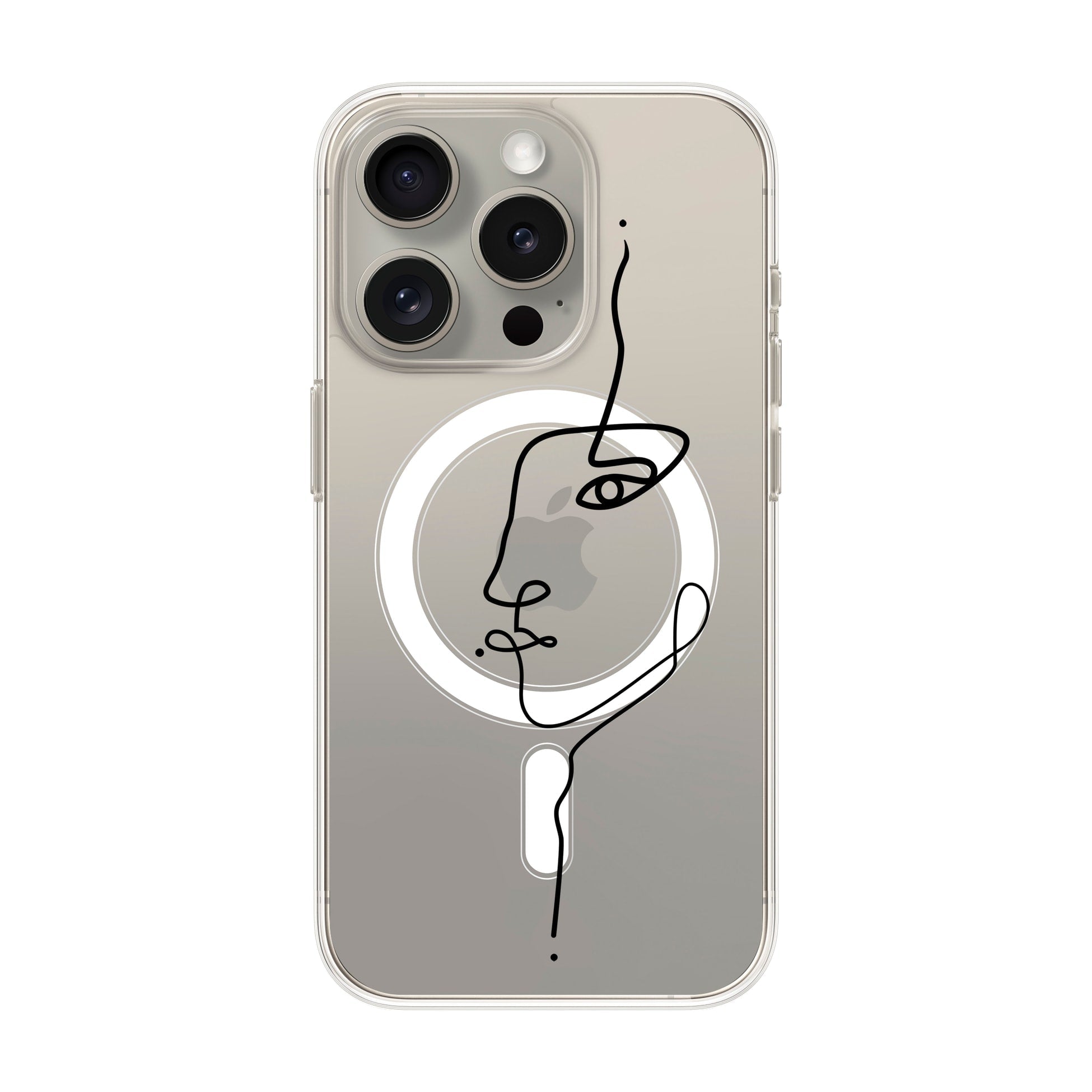 Face-Solid Kılıf Magsafe Özellikli - Iphone 15 Pro
