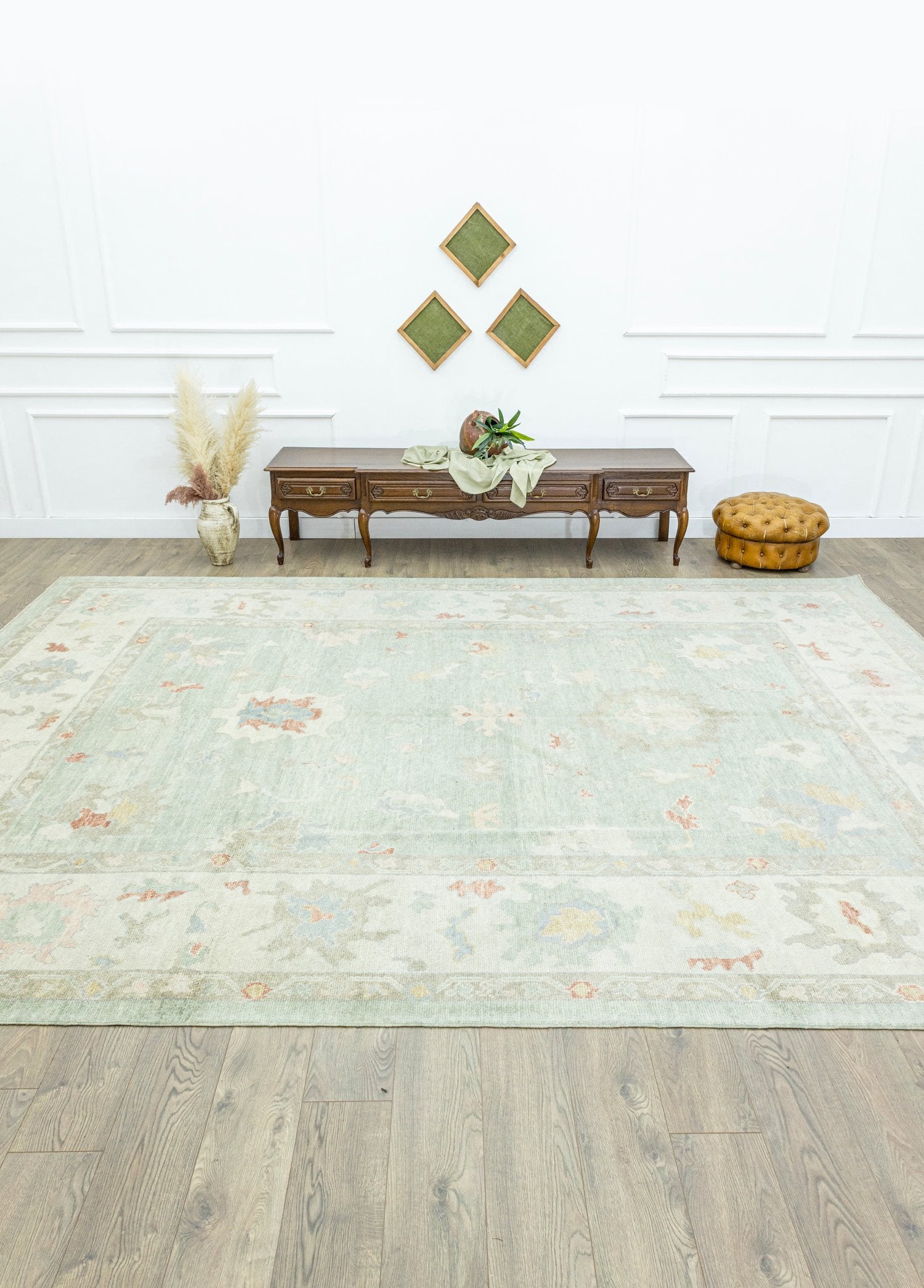 Soho Antiq-Adin Pastel Renkli El Dokuma Uşak Halısı 305x415 Cm-Halı-2-Milagron.com