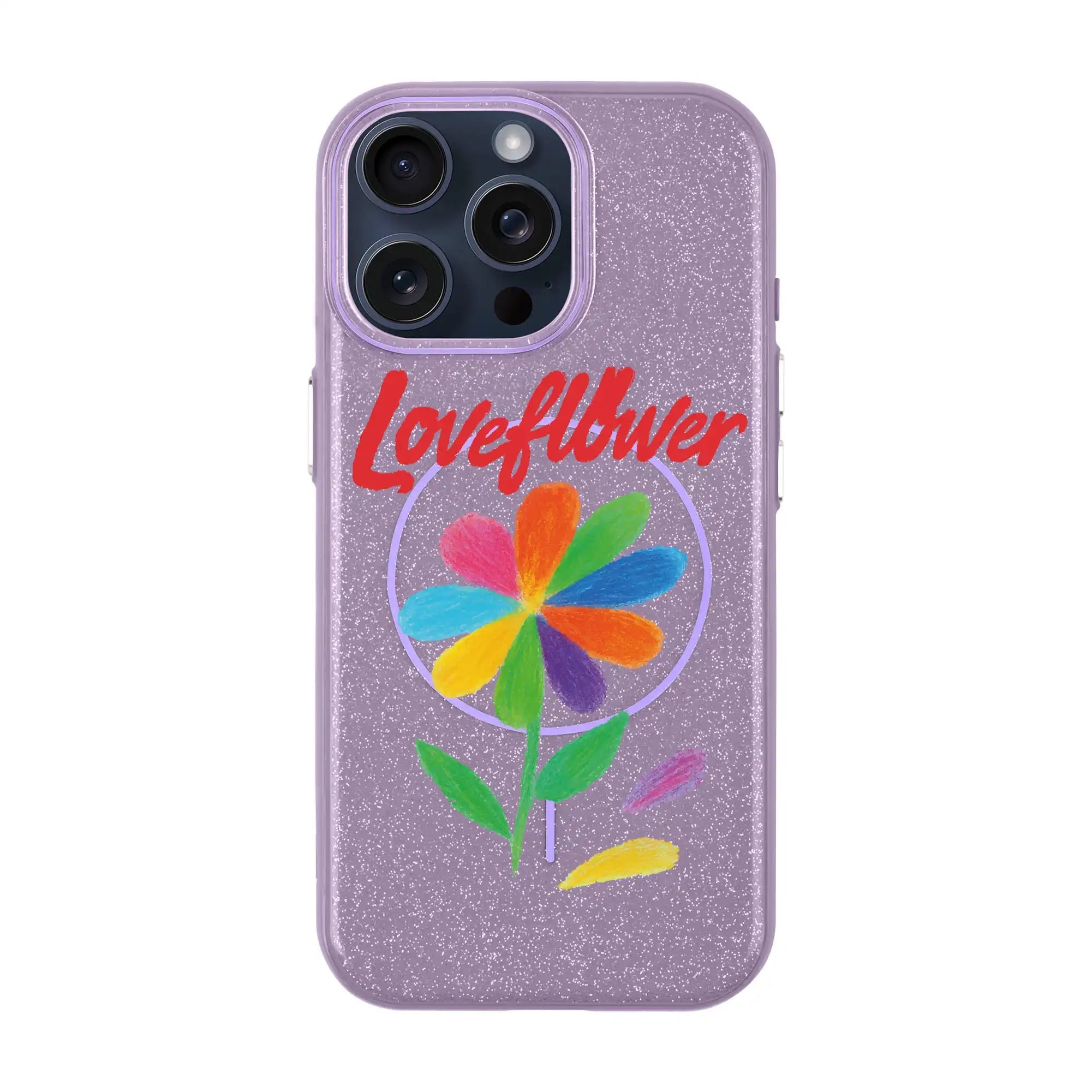 Love Flower-Radiant Kılıf Magsafe Özellikli - Iphone 15 Pro Max