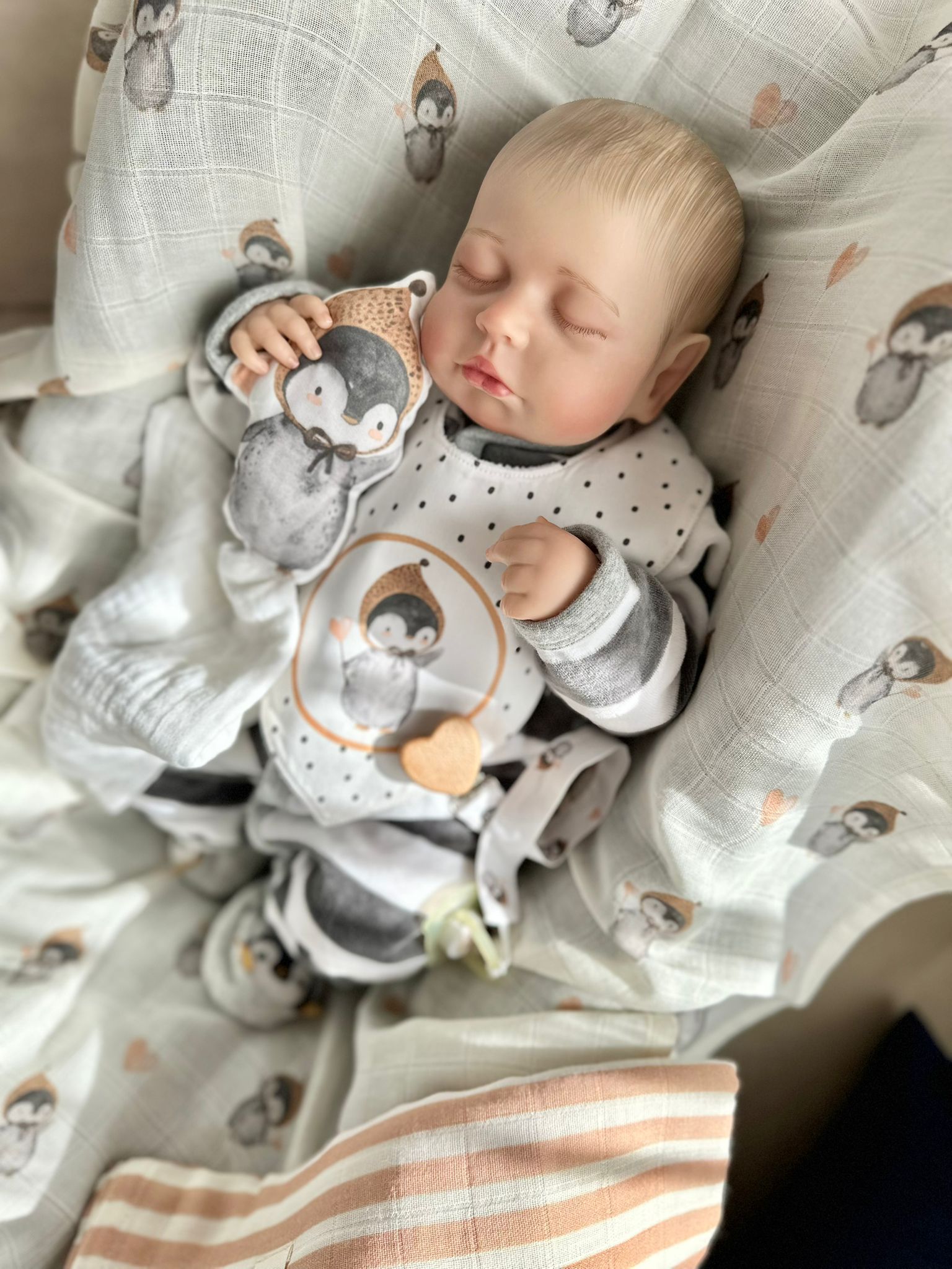 Pengy Organik Pamuk Hediye Bebek Kiti