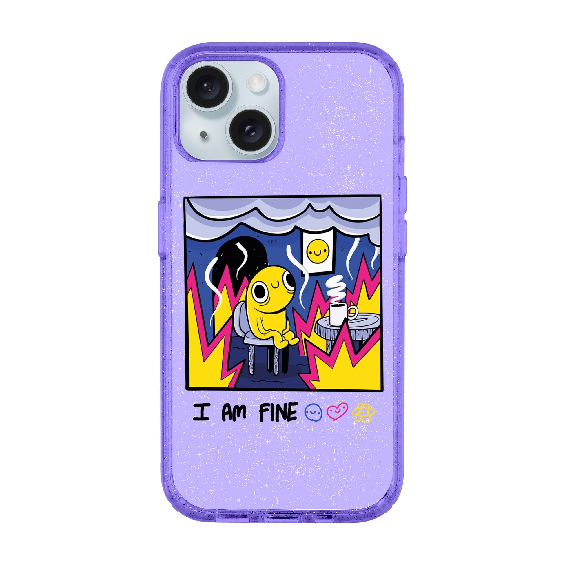 I Am Fine-Shiny Kılıf Magsafe Özellikli - Iphone 15