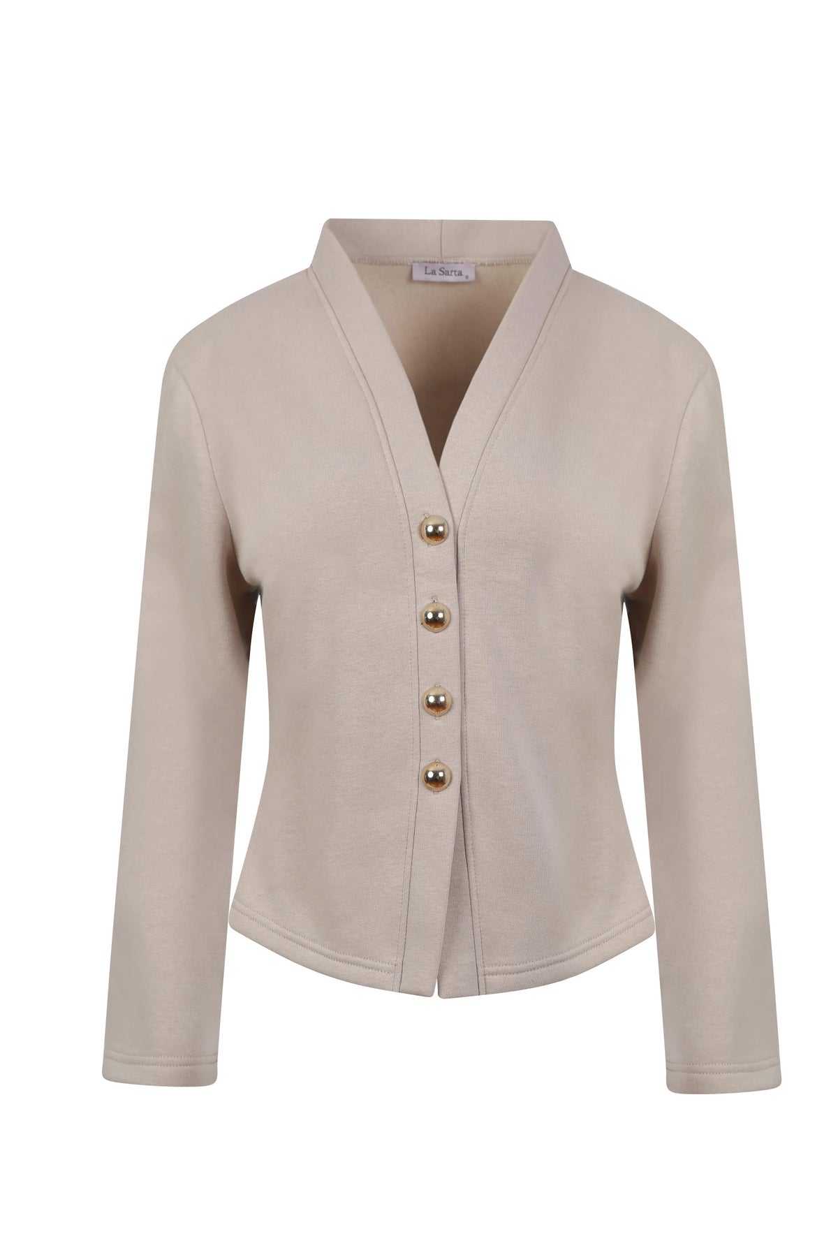 Cortina Set Düğmeli Şardonlu 3Iplik Takım