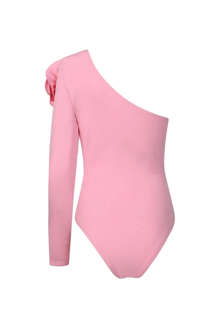 Elba Gül Detaylı Bodysuit
