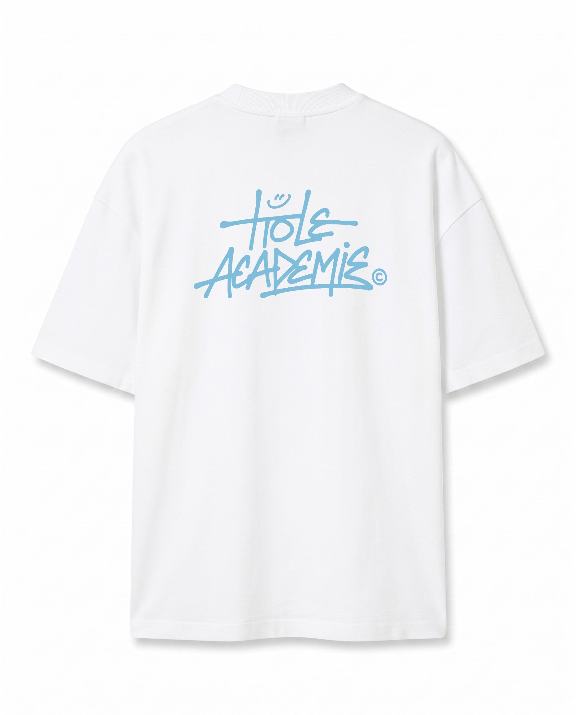 Mavi Graffiti Baskılı Ekru Oversize T-Shirt