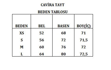 Cavira Siyah Tayt