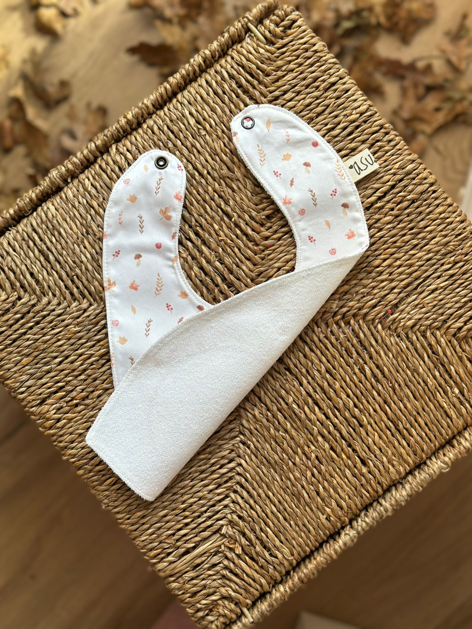 Asu Baby&Kids Organik Pamuk Önlük Leavely