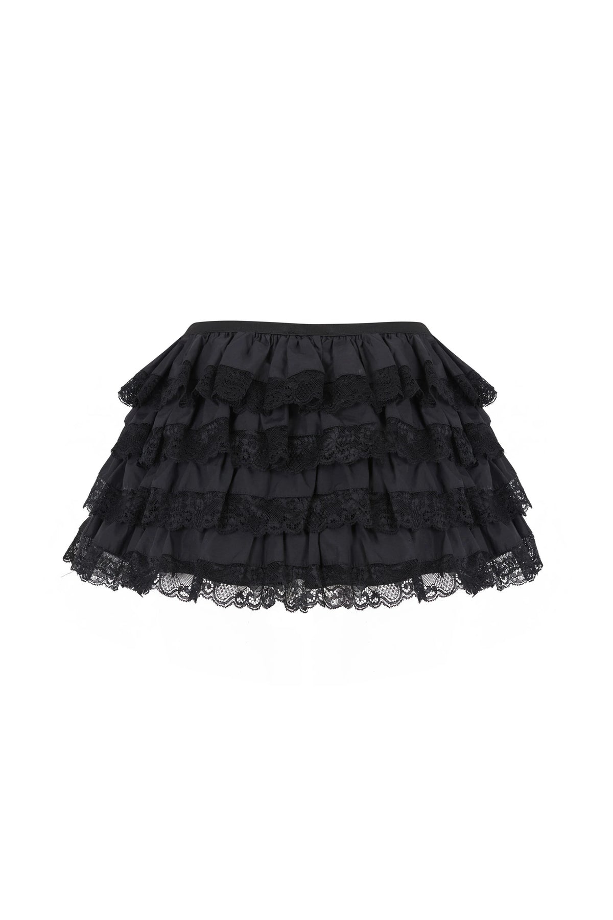 Monaco Skirt Dantel Detaylı Şortlu Mini Etek