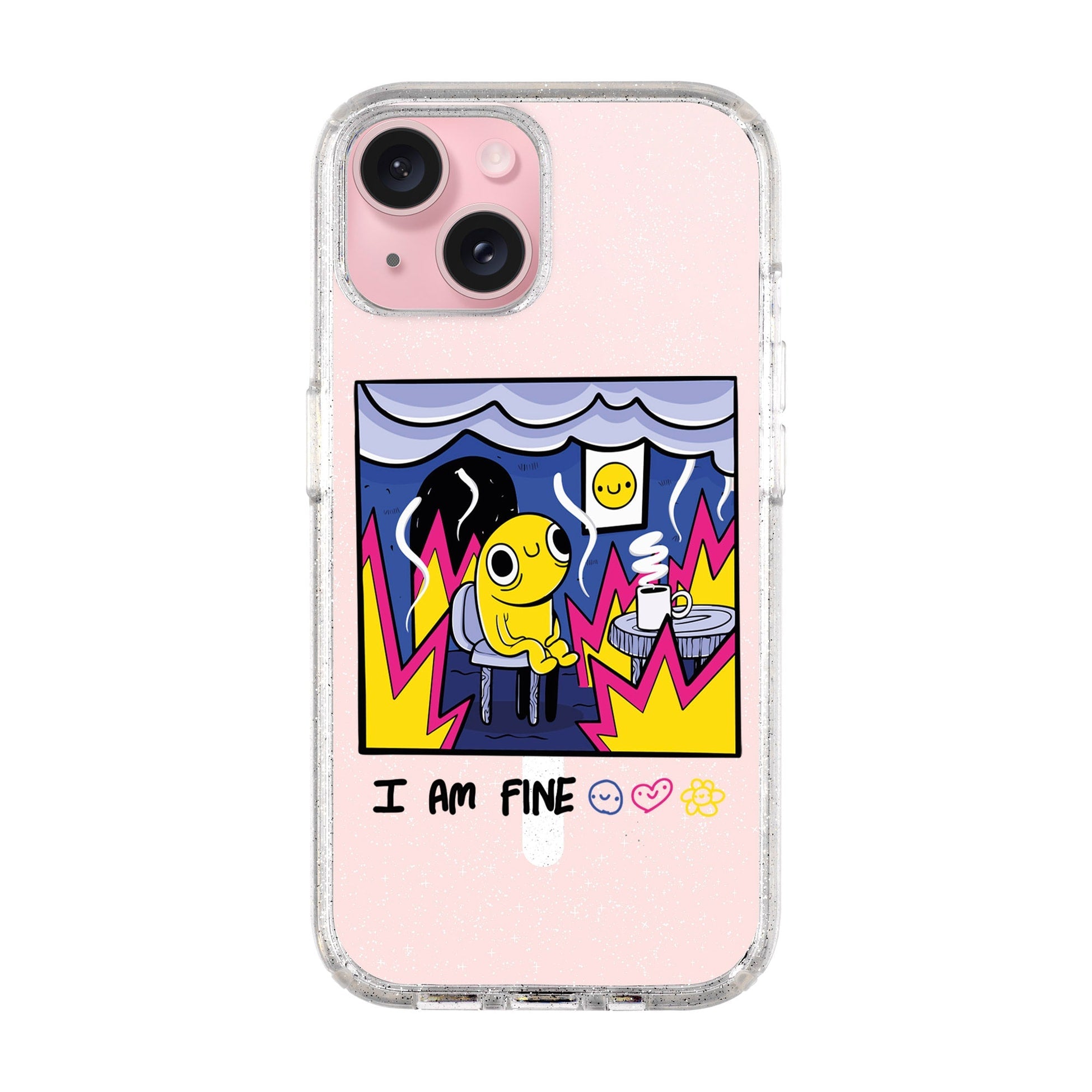 I Am Fine-Shiny Kılıf Magsafe Özellikli - Iphone 15