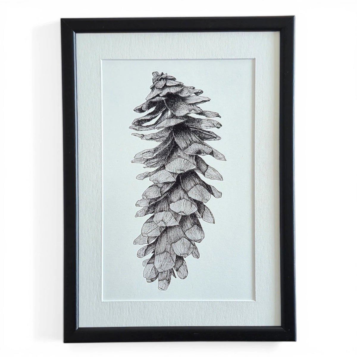 Kozalak Teknik Kalem Fine Art Baskı